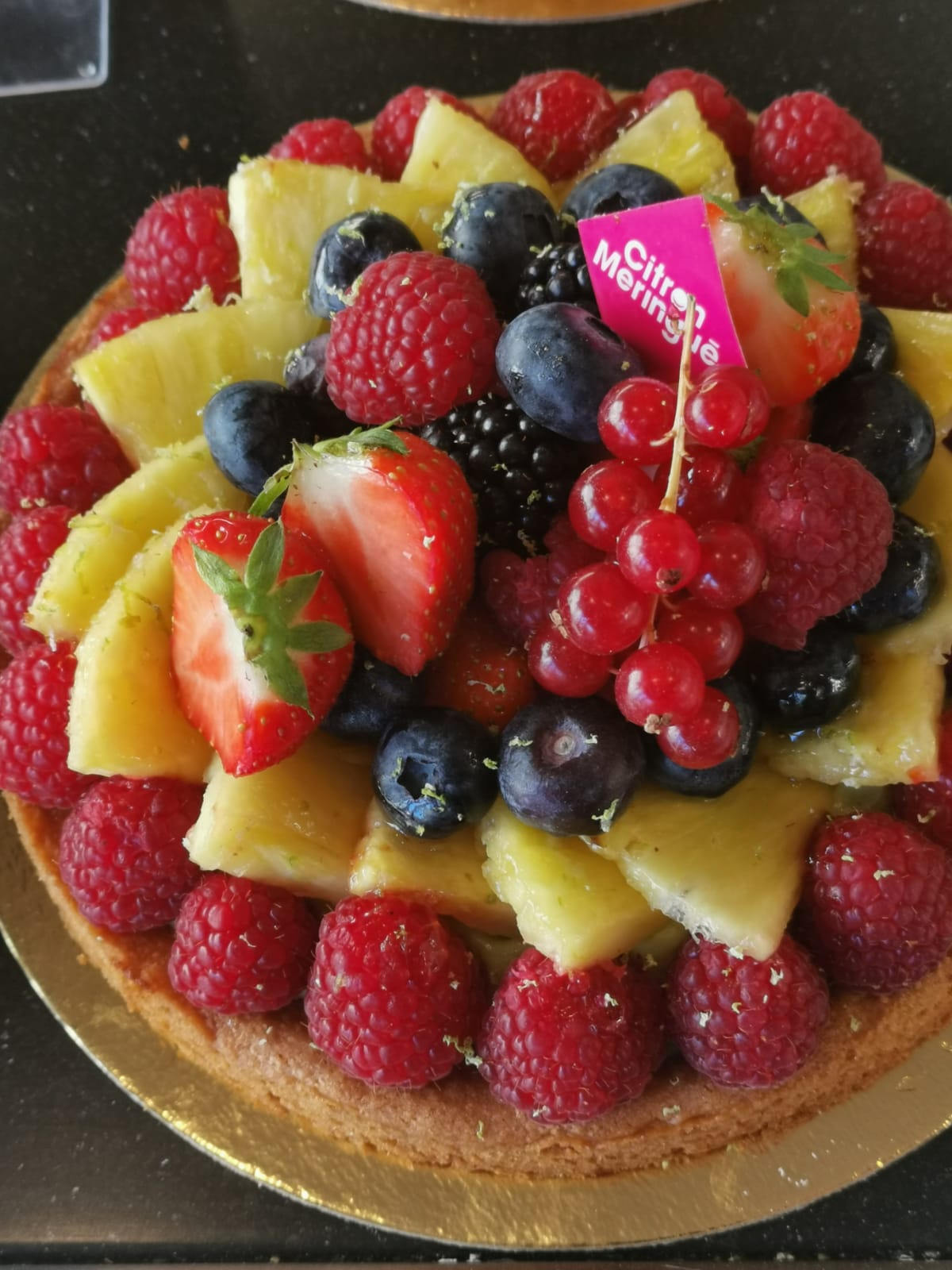 Tarte Fruits Citron Meringué France Châtillon