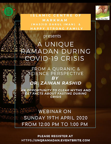 A UNIQUE RAMADAN DURING COVID-19 CRISIS
