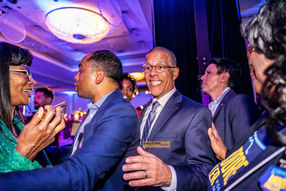Maryland Dems celebrate new Governor Wes Moore and other newly elected officials., i.e. Lt Governor Aruna Miller, Brook Lierman, Anthony Brown. Other Attendees include Yvette Lewis, Angela Alsobrooks, Aisha Braveboy, Bill Ferguson, Ben Cardin, Steny Hoyer, etc