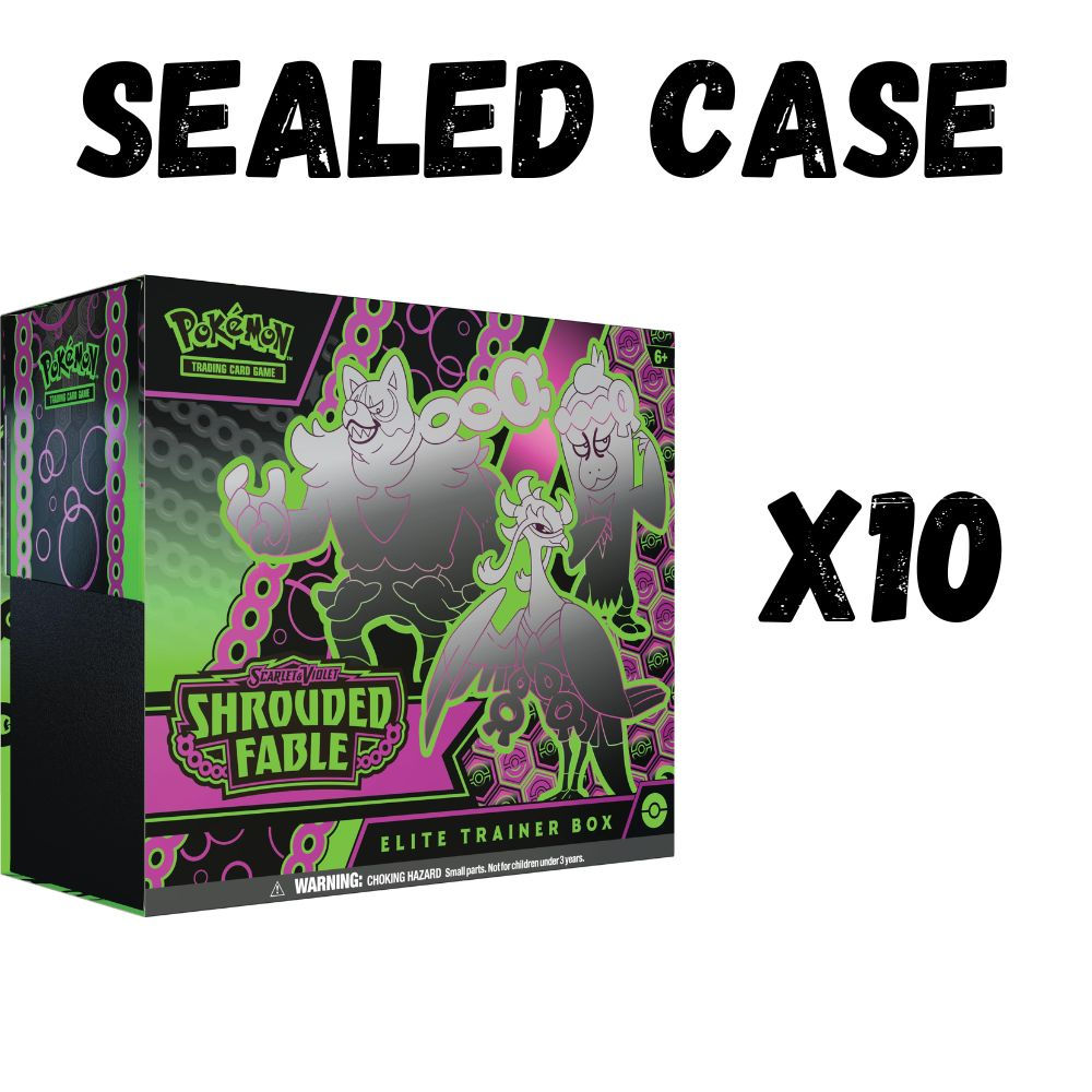 Pokémon Shrouded Fable Elite Trainer Box Sealed Case of 10