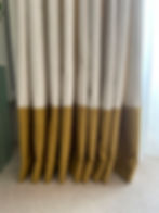 contrast boarder curtains