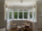 bay window blinds