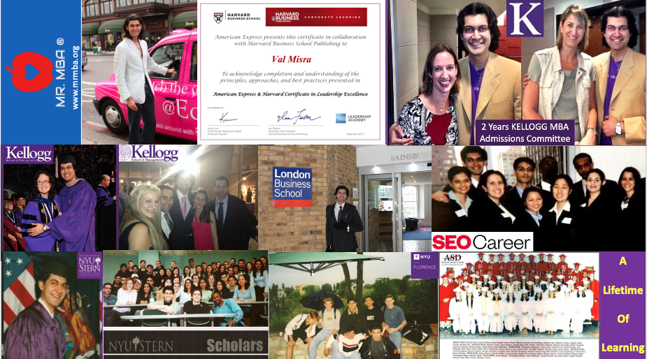A College of Val Misra's education and achievements