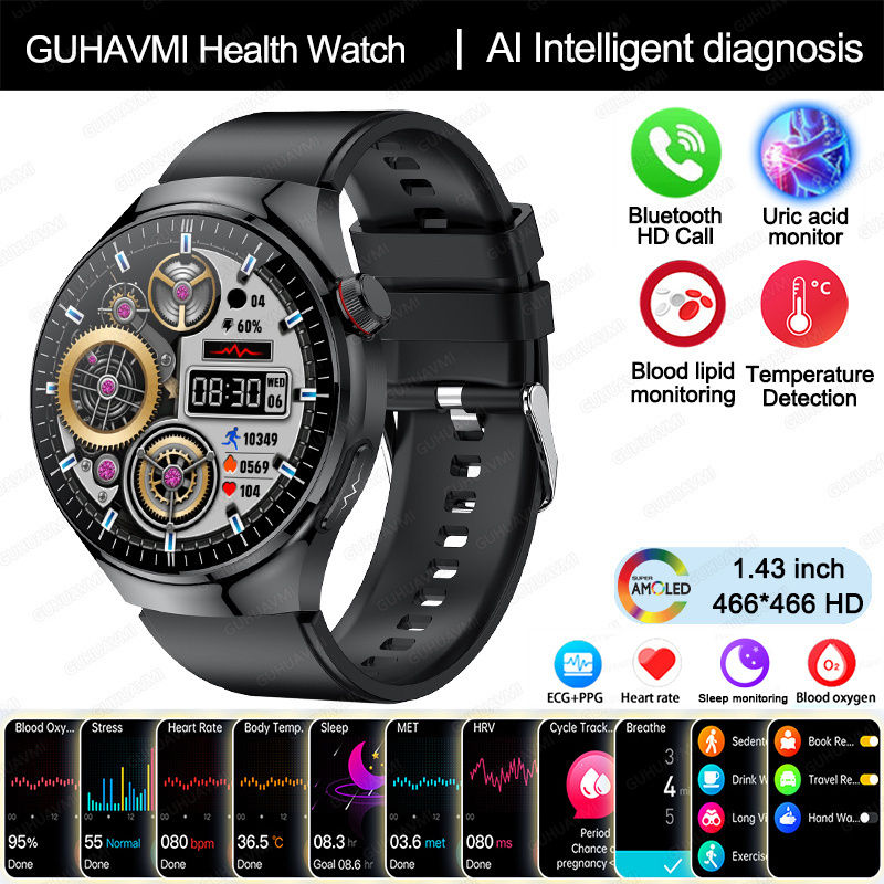 Miniatura: New Nursing Grade Smart Watch with ECG & Health Monitoring