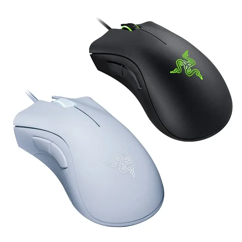 Thumbnail: Original Razer DeathAdder Essential Wired Gaming Mouse Mice 6400DPI Optical Sens