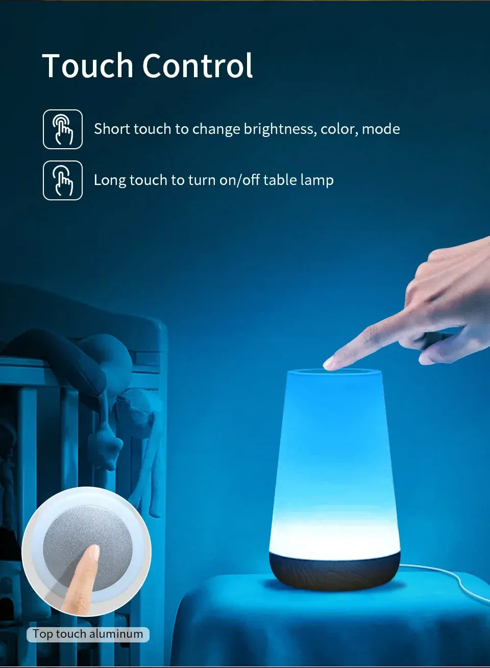 Miniatura: LumiTouch Night Light LED Smart Touch