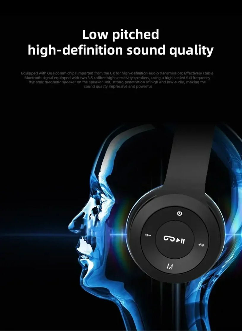 Miniatura: P47 Wireless Bluetooth Headphone With Microphone