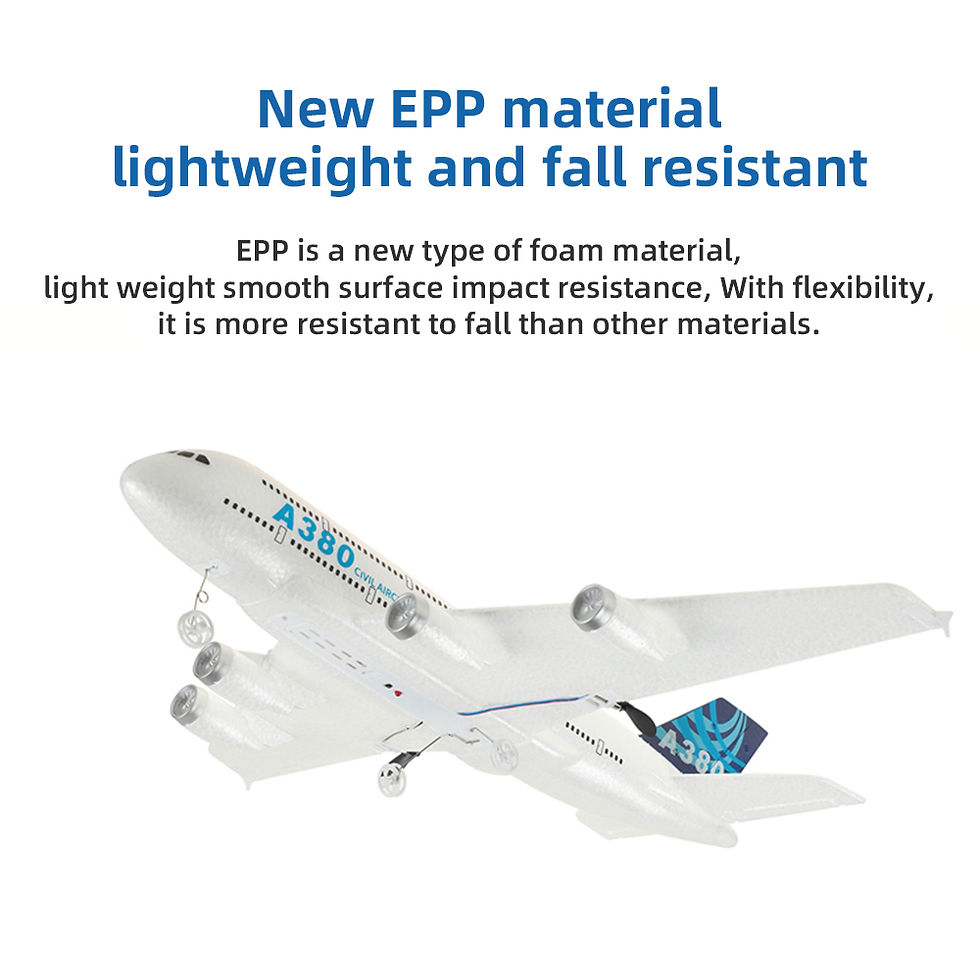 Miniatura: A380 Airbus RC Airplane 2.4G Foam Glider RTF
