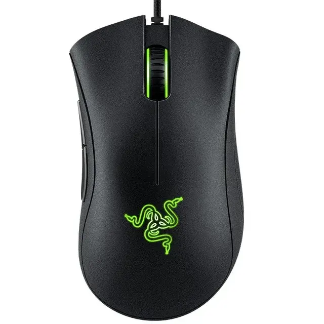 Thumbnail: Original Razer DeathAdder Essential Wired Gaming Mouse Mice 6400DPI Optical Sens