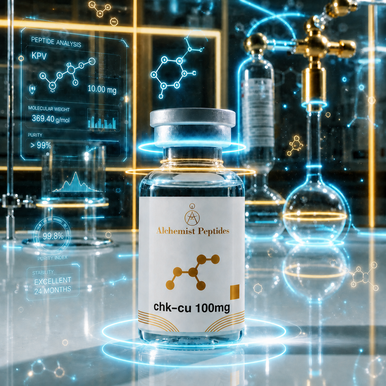 GHK-Cu 100mg - High-Quality Research Peptide