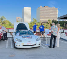 The Rally4Vets C6 Corvette sponsor and donor experience car