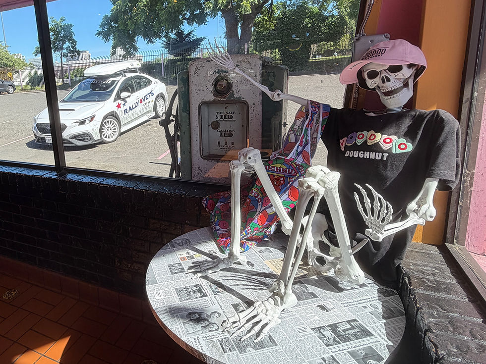Voodoo Donut skeleton