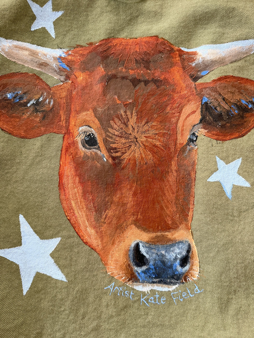 Thumbnail: "Jessica" cow jacket - size 12/14