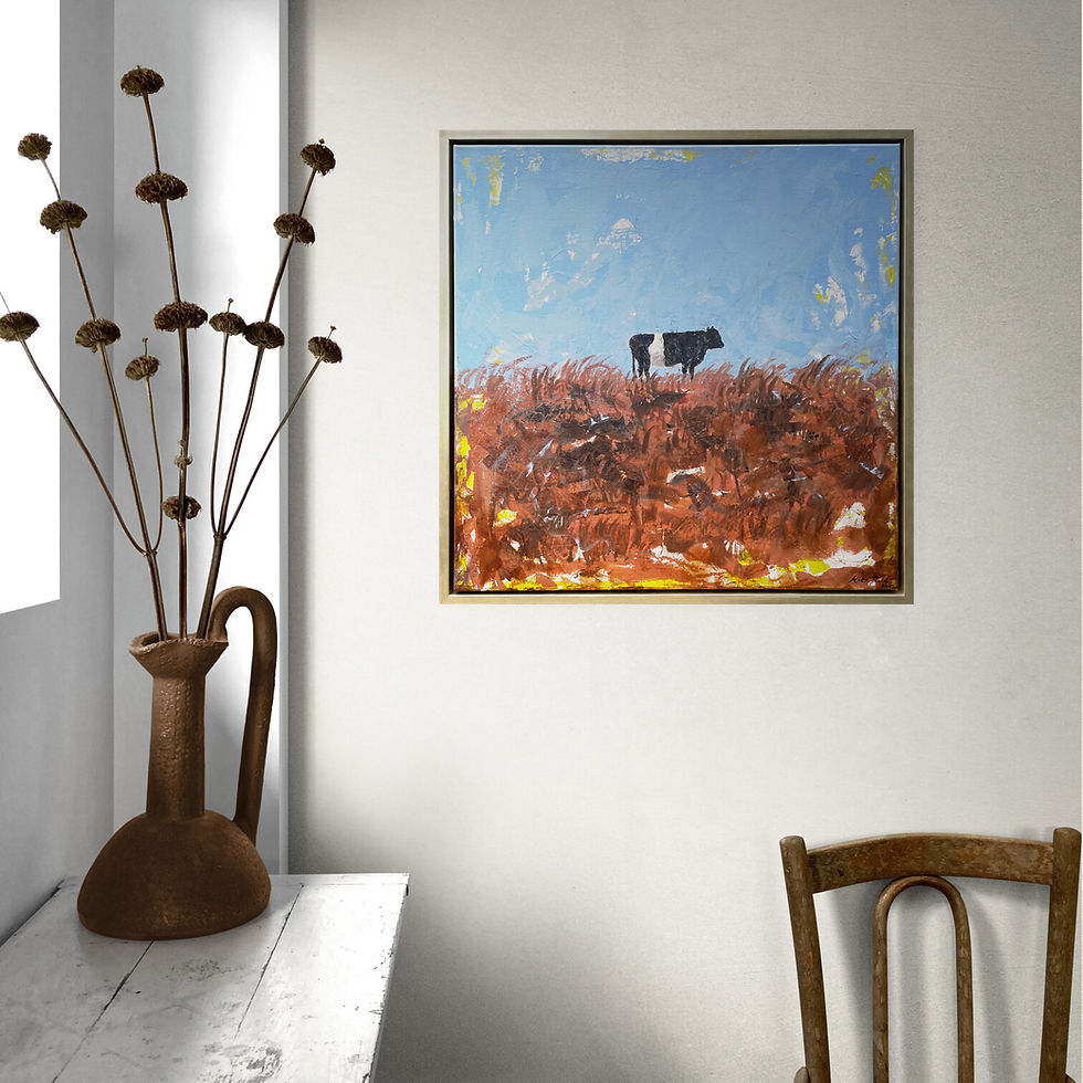 Thumbnail: Belted Galloway artwork