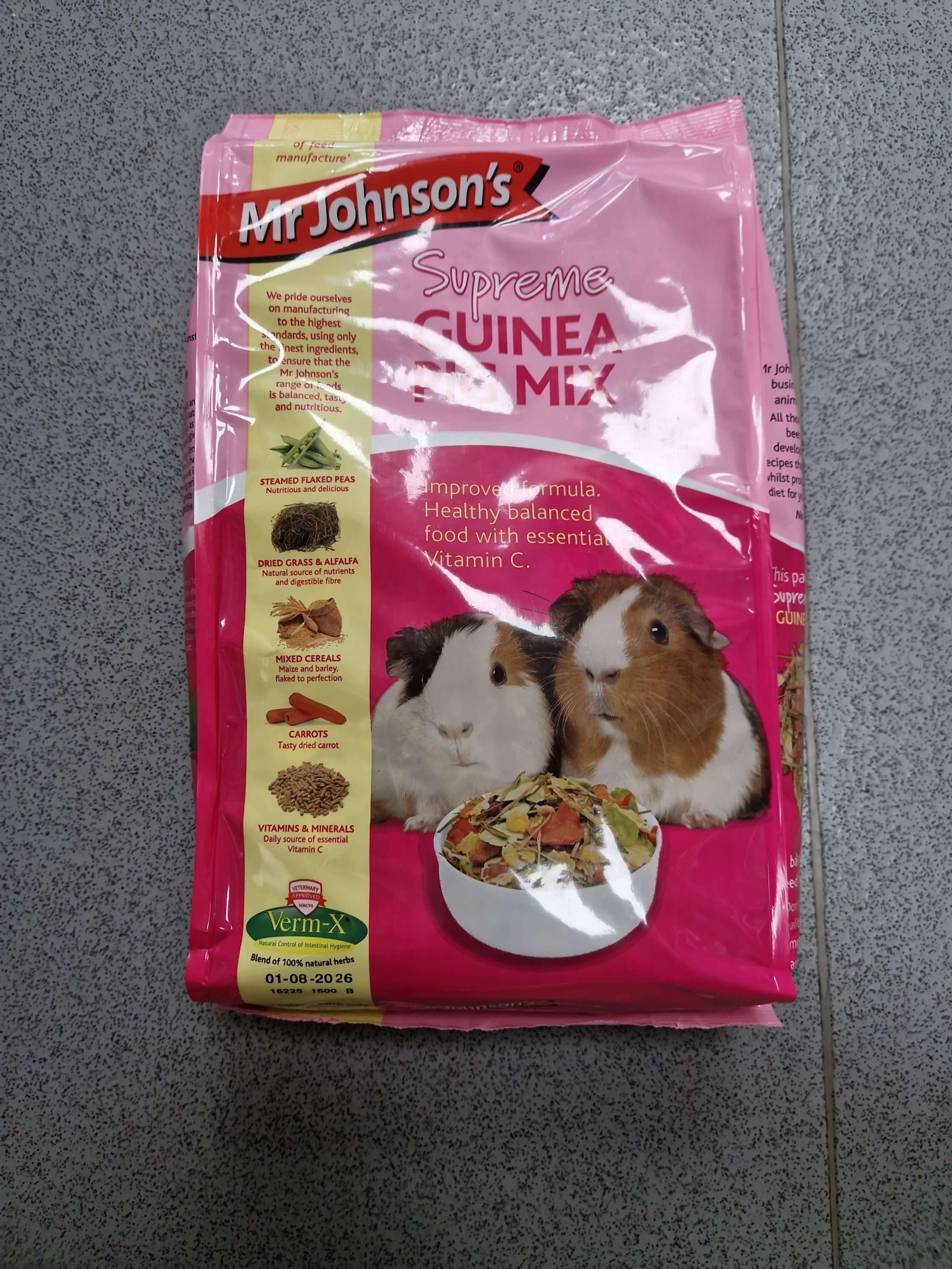 Mr Johnson's guinea pig mix 2.25kg