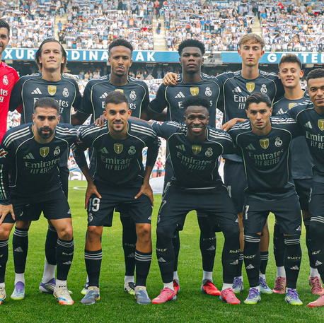 El once inicial del Real Madrid contra la Real Sociedad