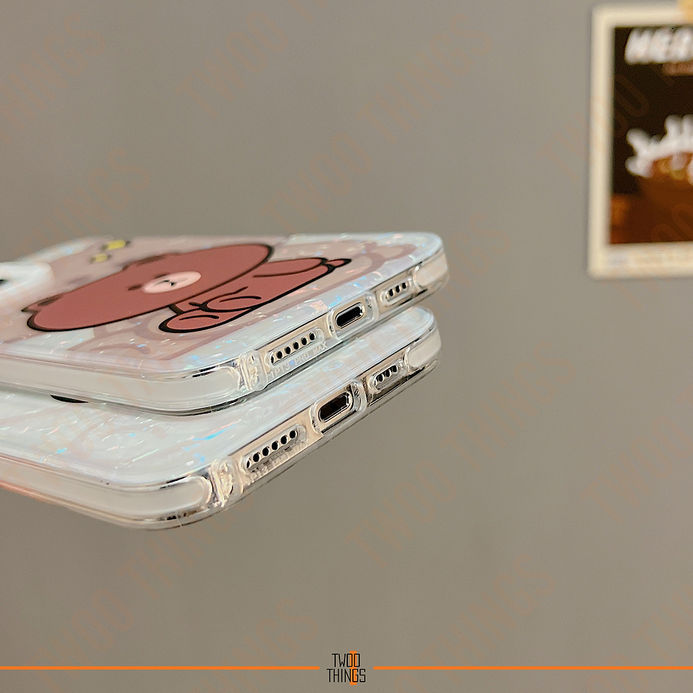 Thumbnail: LINE Bear / Bunny on Shell Style Case