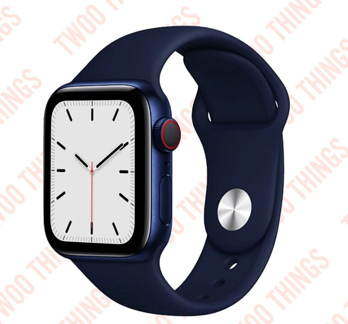 Thumbnail: Apple Watch Smooth Sport Band NAVY BLUE