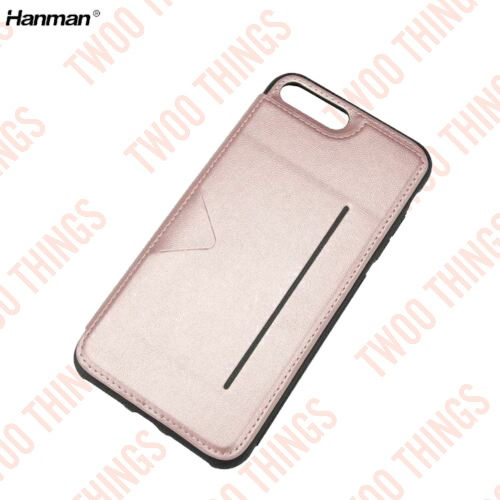 Thumbnail: HANMAN Back Wallet iPhone Cover with Card Pockets Slots Easy to Tap