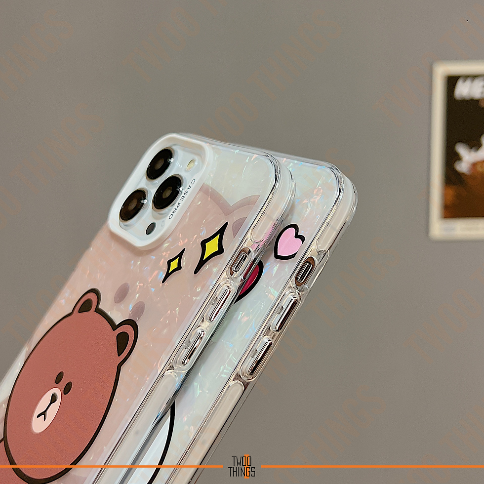 Thumbnail: LINE Bear / Bunny on Shell Style Case
