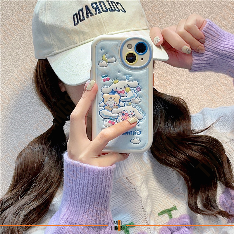 Thumbnail: Melody / Cinnamoroll / Pom Pom Purin on Leather Style Case