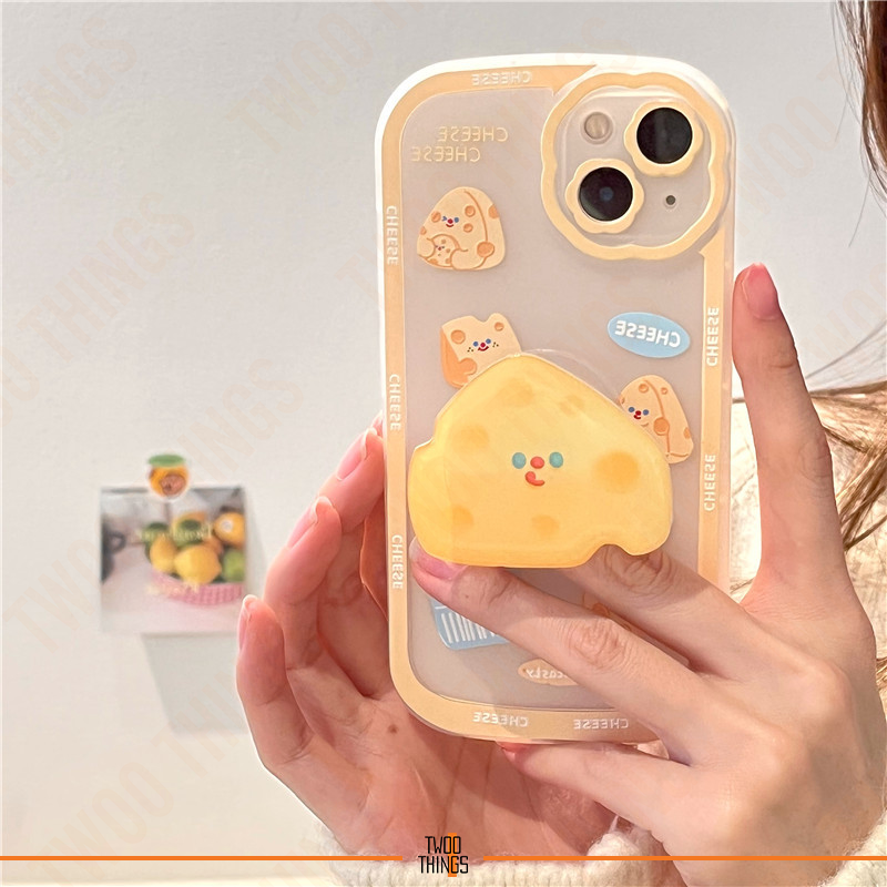 Thumbnail: Cheese Fantasy Rubber Case with CHEESE Style Pop-up Stand