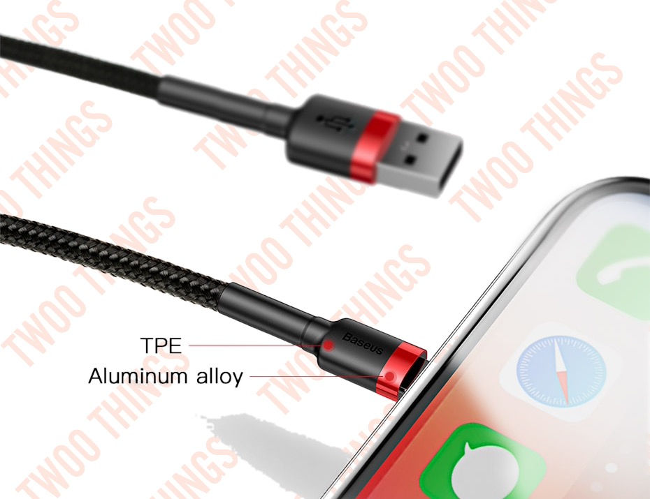 Thumbnail: Baseus 2.4A Fast Charging Lightning USB 1M Cable