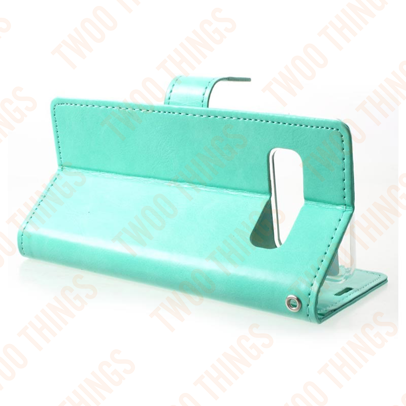 Thumbnail: GOOSPERY Mercury SAMSUNG Blue moon Diary Flip Wallet Case