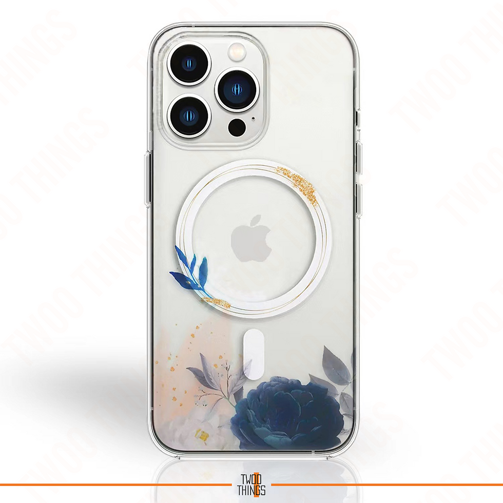 Thumbnail: (MagSafe) Transparent Case with Flowers
