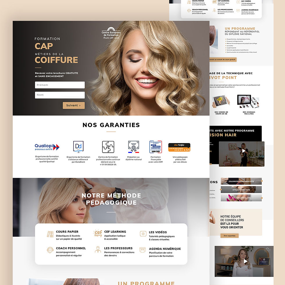 FORMATION COIFFURE