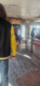 Line at Starbucks during the day. (Photo by Shaya Silberstein)