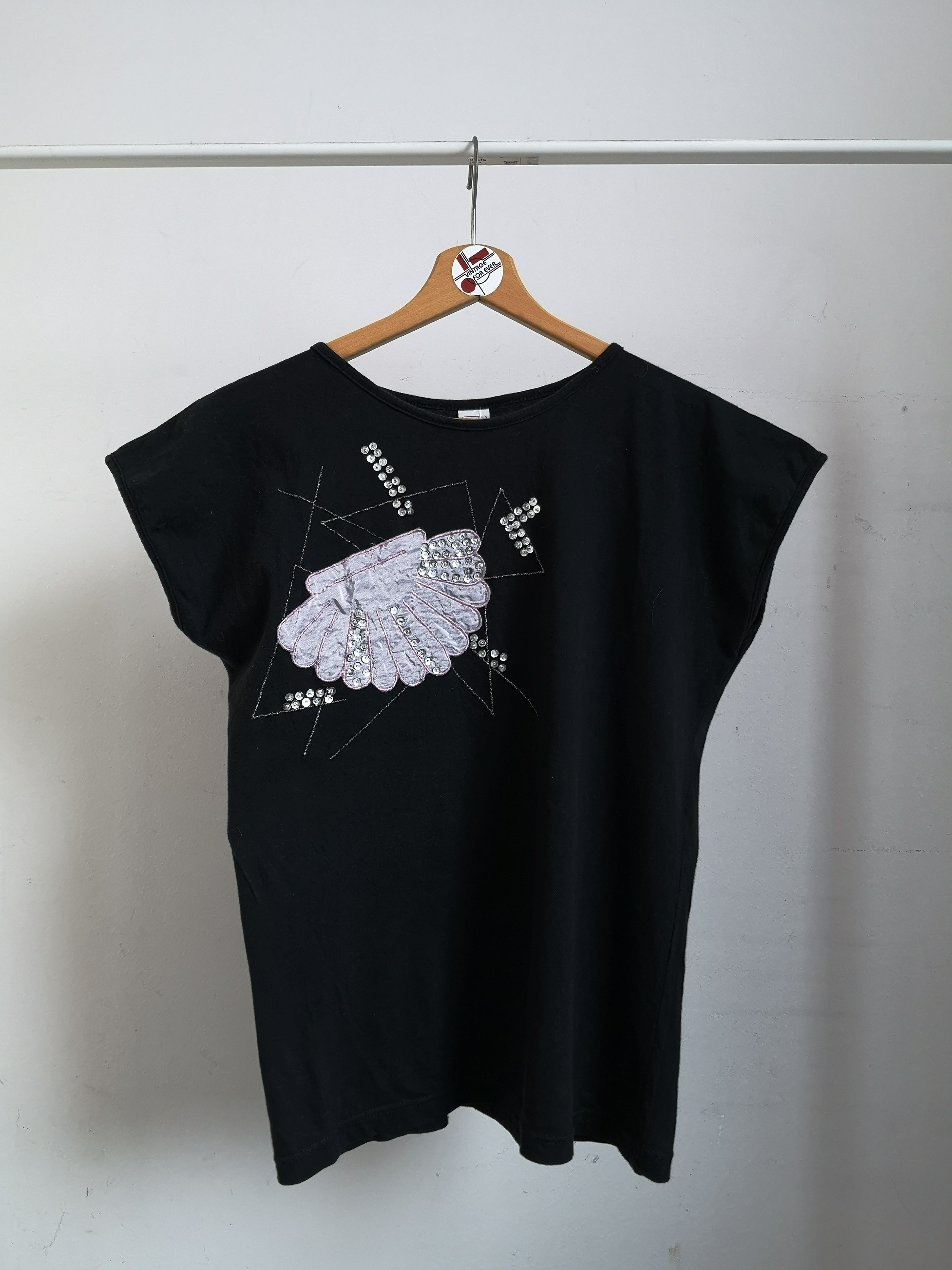 t-shirt vintage z muszelką M, lata80.