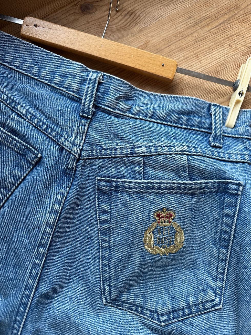 Miniatura: KEY ROSE vintage mom jeans