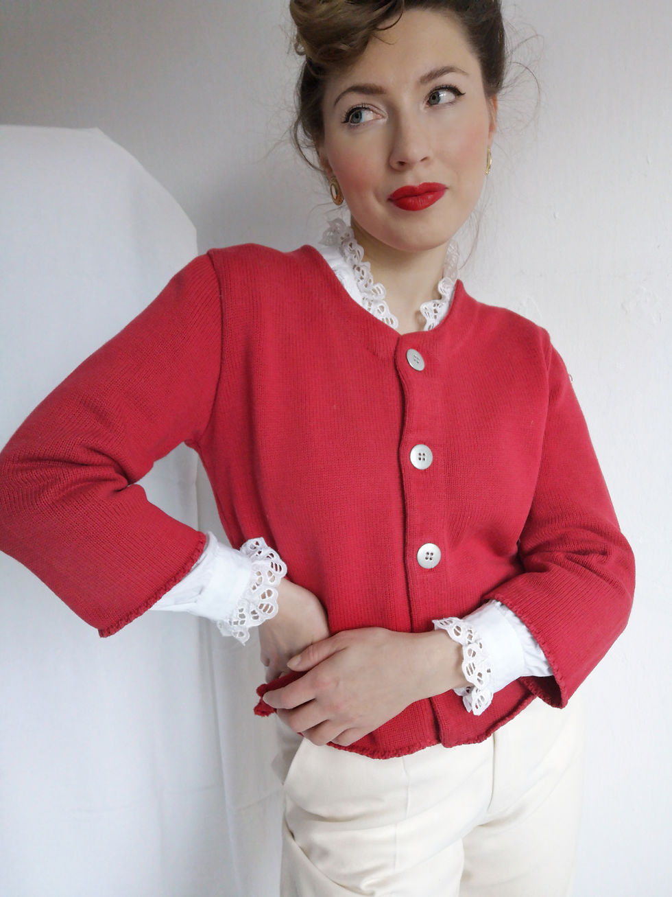 GOBIDUST bawełniany kardigan M