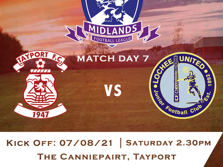 Tayport FC v Lochee United - 7/8/21