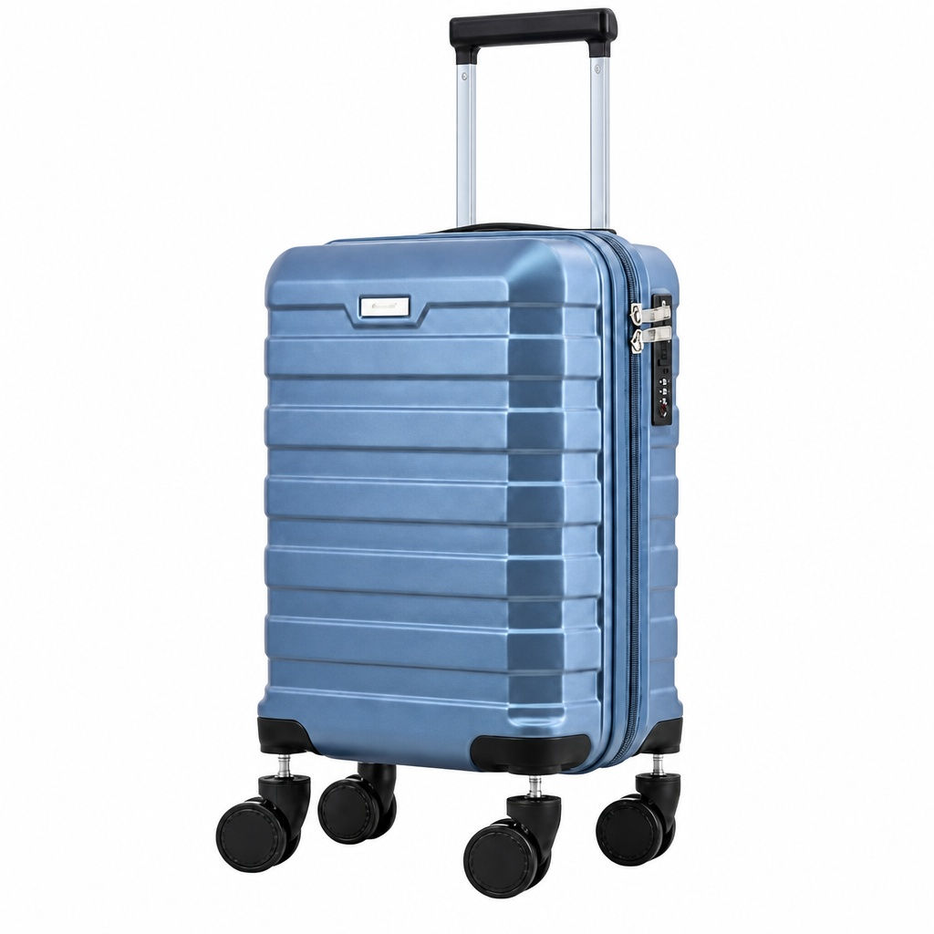 RMW Suitcase Easyjet 45x36x20cm Underseat Cabin with Removable Wheels Ice Blue