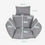 Thumbnail: Hammock Chair Seat Cushion Hanging Swing Seat Pad Chair Bed Back Pad Chair Pillo