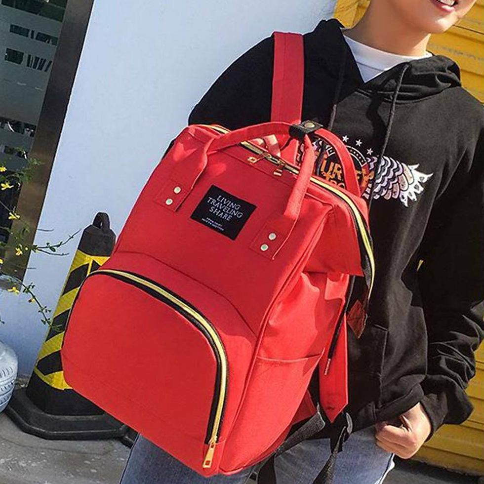 Thumbnail: Baby Mummy Bag Changing Diaper Nappy Bag Travel Backpack Large Multi-Function UK