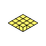 Animazione di cubi che emergono, si muovono e affondano su una matrice, simboleggiando la sfida di contestualizzare i dati