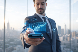 Visual icons representing AI-powered sales automation features