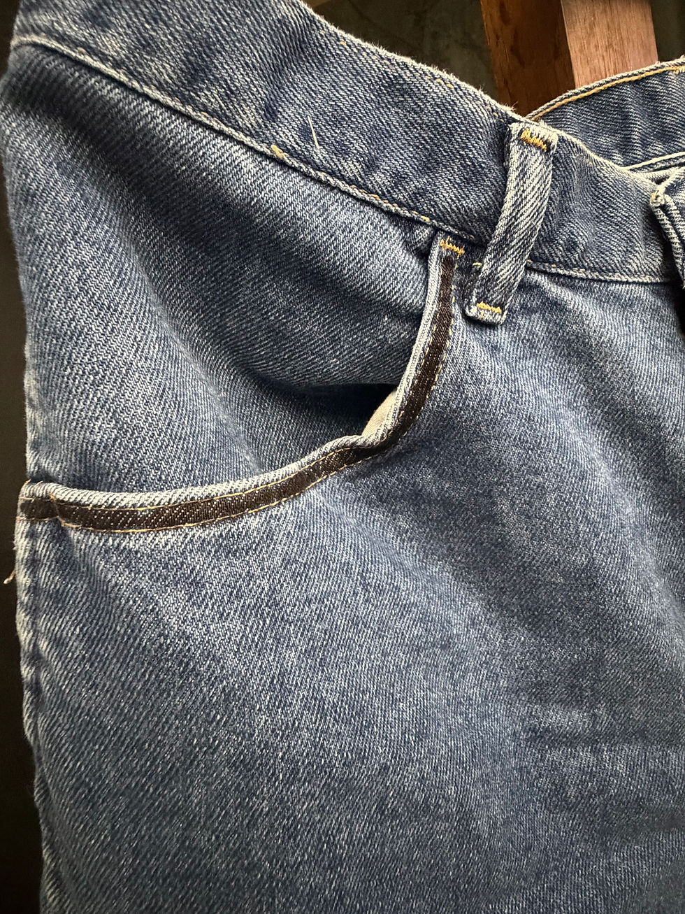 Thumbnail: Vintage1990's  Wrangler Denim Shorts High Rise Cut Off Jean Shorts