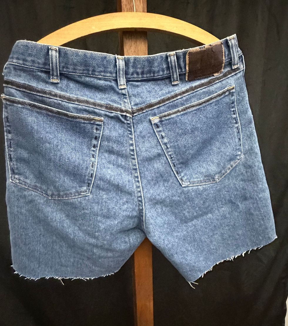 Thumbnail: Vintage1990's  Wrangler Denim Shorts High Rise Cut Off Jean Shorts