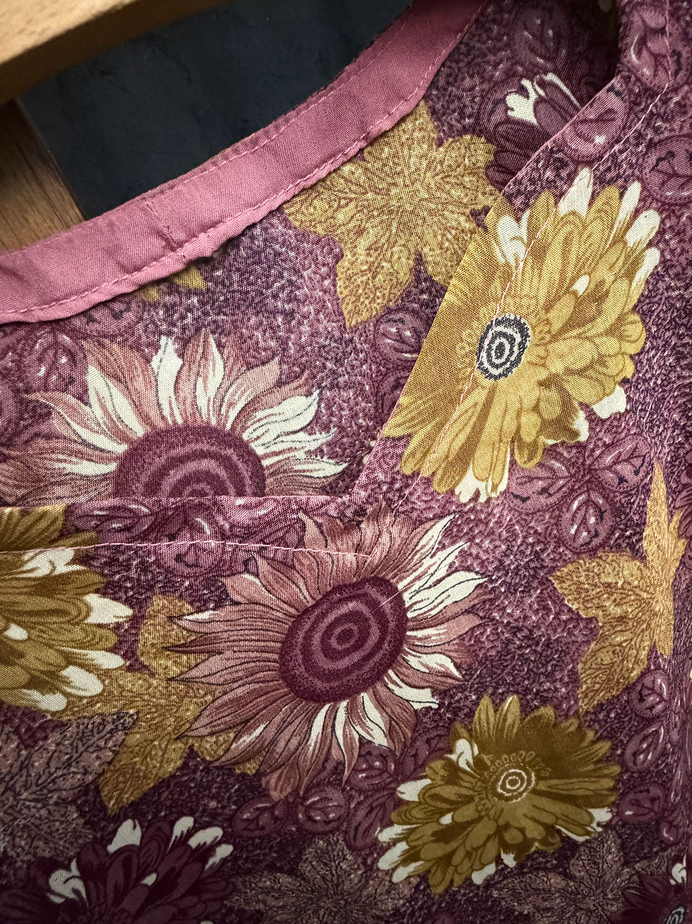 Thumbnail: Vintage 1970's Sunlower Tunic Dress