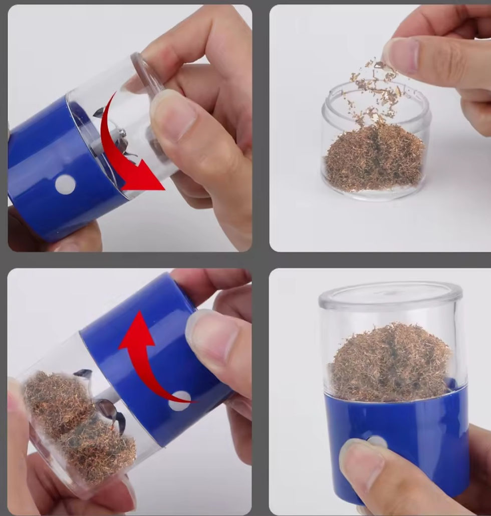 Thumbnail: Electric Crusher Metal Tobacco Grinder Crank Smoke Spice Muller Machine Cigarett