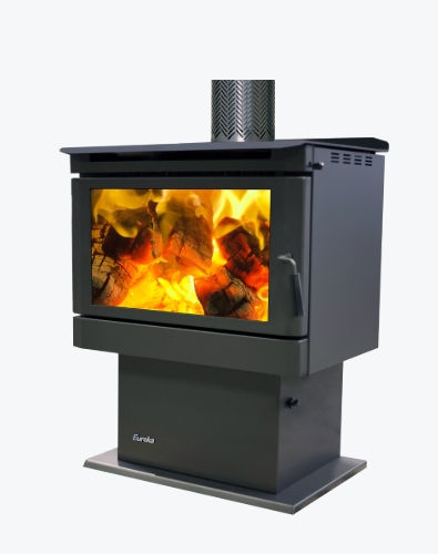 Thumbnail: Eureka Opal/Miner/Garnet Freestanding Wood Fireplace