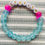 Thumbnail: Seaview glass bead bracelet