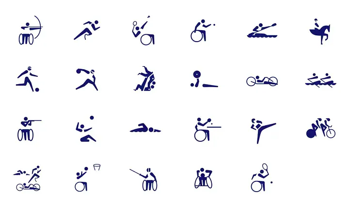 Masaaki Hiromura: Paralympic pictograms