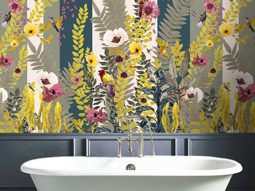 How To Wallpaper A Bathroom