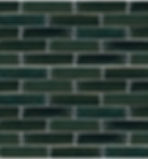 Dark green metro tiles subway style