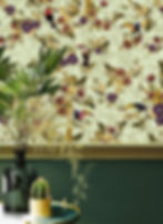 Tropical wallpaper with toucans by Good and Craft